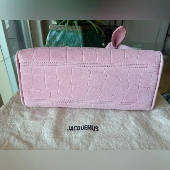 Jacquemus Turismo Small - Pink Suede - Picture 5 of 14